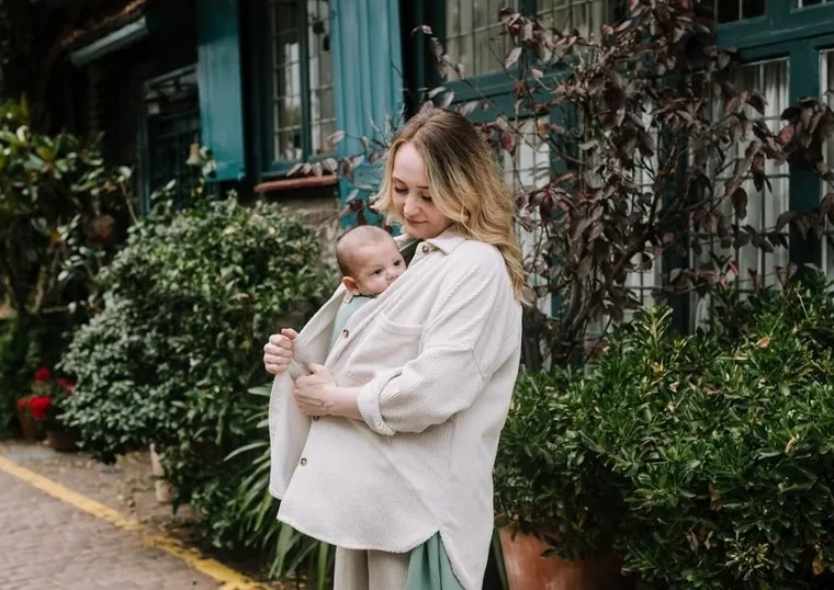 Boba, Wrap, chusta do noszenia dziecka, zielona