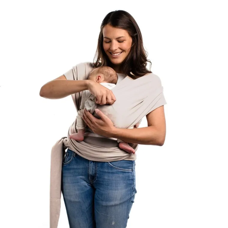 Boba, Wrap, Organic, chusta, beżowa