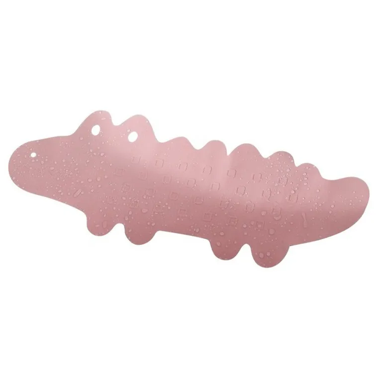 Bocioland, Krokodyl, mata antypoślizgowa do kąpieli, różowy