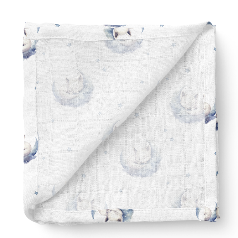 Bocioland, Liski, pieluszka bambusowa, 75-75 cm