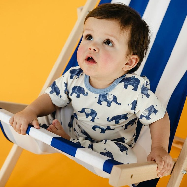 Body chłopięce z krótkim rękawem, ecru, Eevi