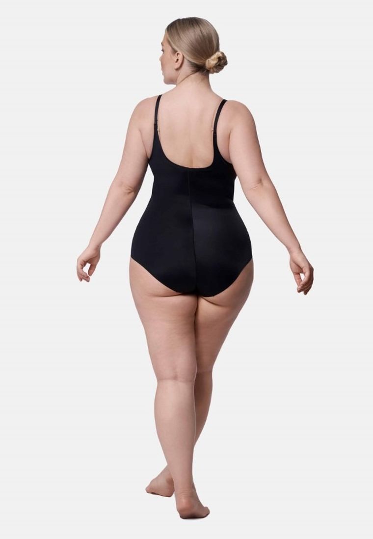 Body damskie na ramiączka, modelujące, czarne, Julimex