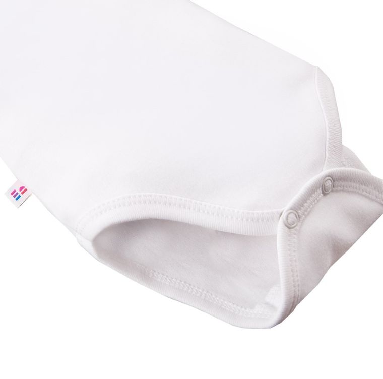 Body niemowlęce bez rękawów, białe, Eevi