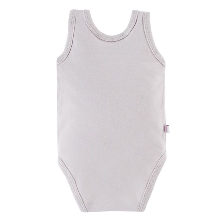 Body niemowlęce bez rękawów, szare, Eevi