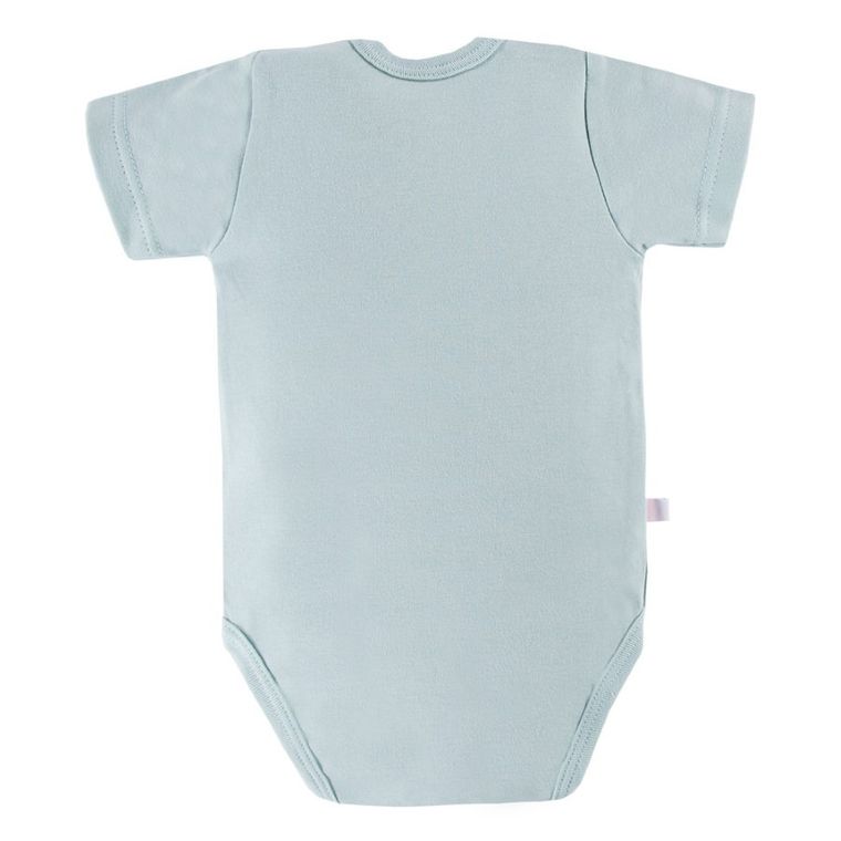 Body niemowlęce z krótkim rękawem, miętowe, leniwiec, Eevi
