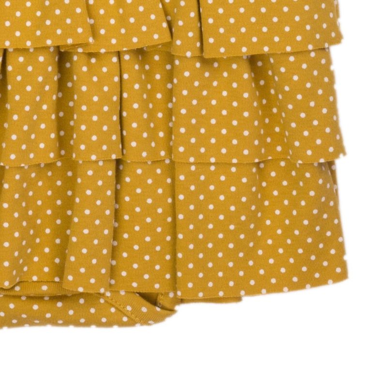 Body sukienka dziewczęce bez rękawów, żółte, Nicol