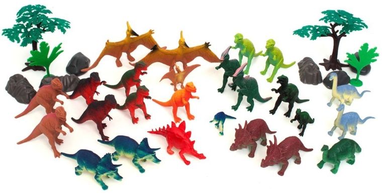 Boley, Dinozaury, zestaw figurek, 40 elementów