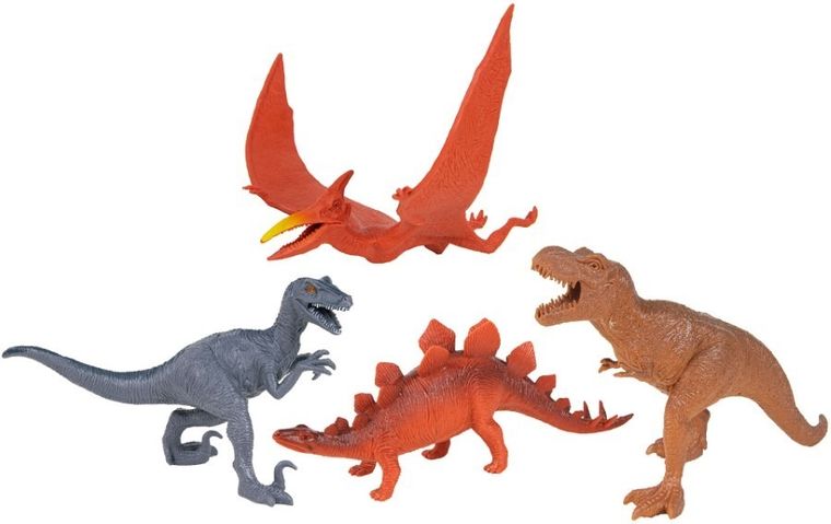 Boley, Park Jurajski, dinozaury, zestaw figurek, 55 elementów