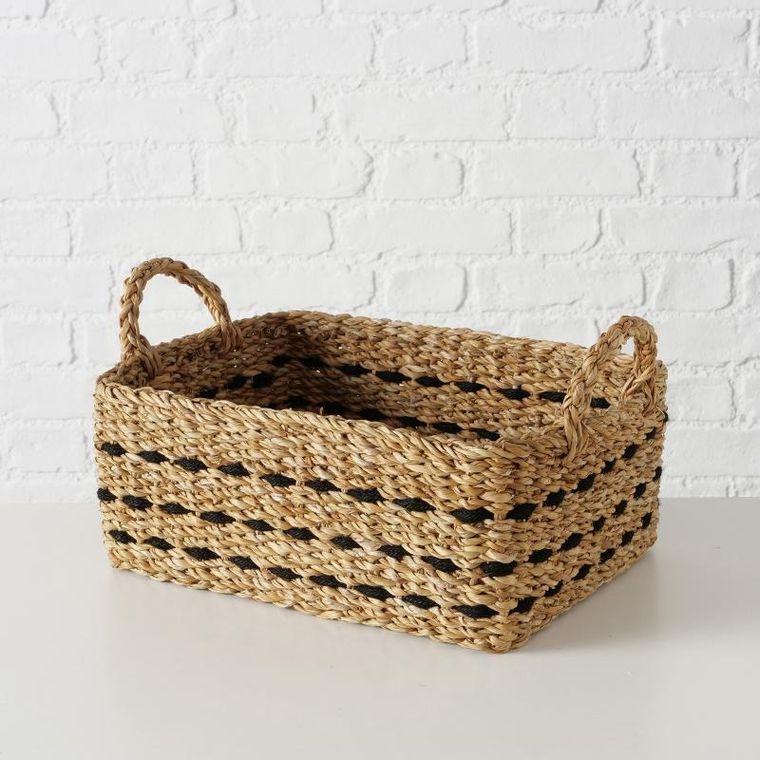 Boltze, Bokar, zestaw koszy plecionych, 3 szt.