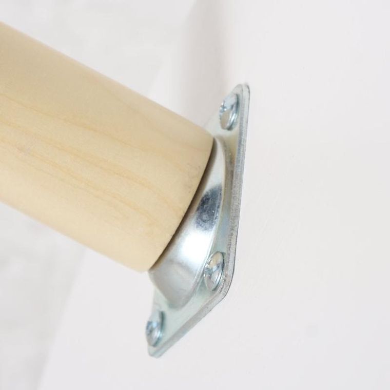 Boltze, drewniany stolik kawowy na 3 nogach, Visby, 45-48 cm