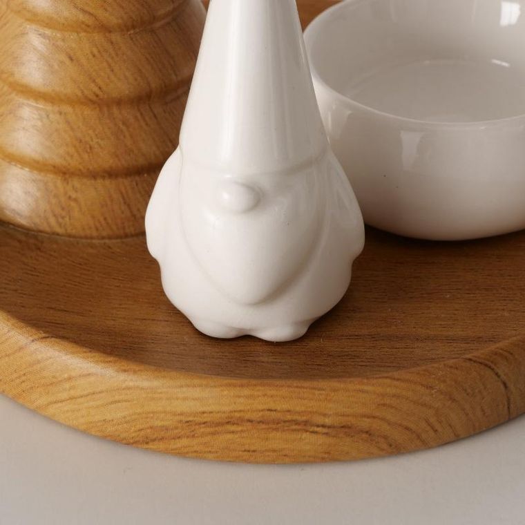 Boltze Home, Amira, świecznik na tealight z choinką, 13 cm