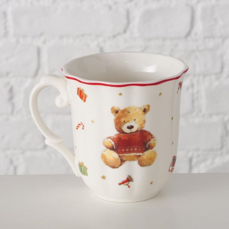 Boltze Home, Bailey, kubek z motywem misia, 350 ml