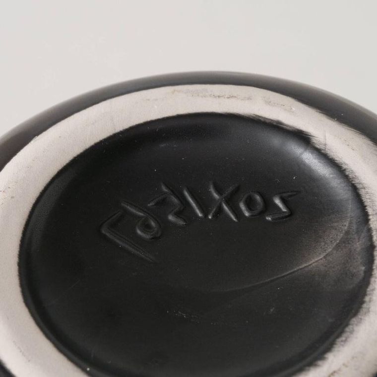 Boltze Home, czarny wazon dekoracyjny, Zuky, matowa kamionka, wys. 25 cm