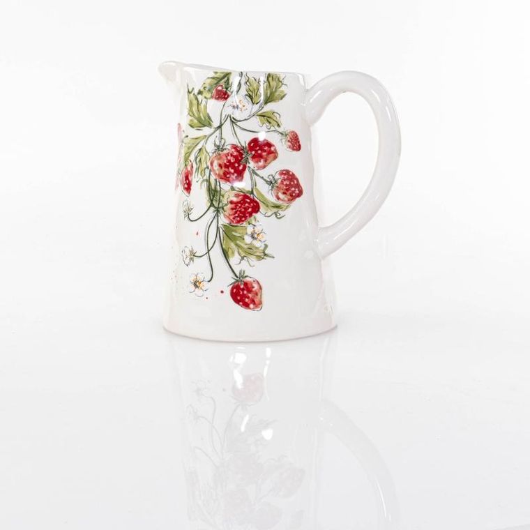 Boltze Home, dzbanek ceramiczny, Strawberry, w truskawki, 1250 ml