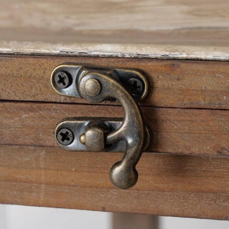 Boltze Home, lampiony drewniane Luarie, 2 szt.