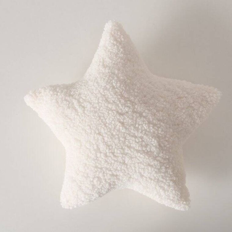 Boltze Home, Liora, poduszka boucle w kształcie gwiazdy