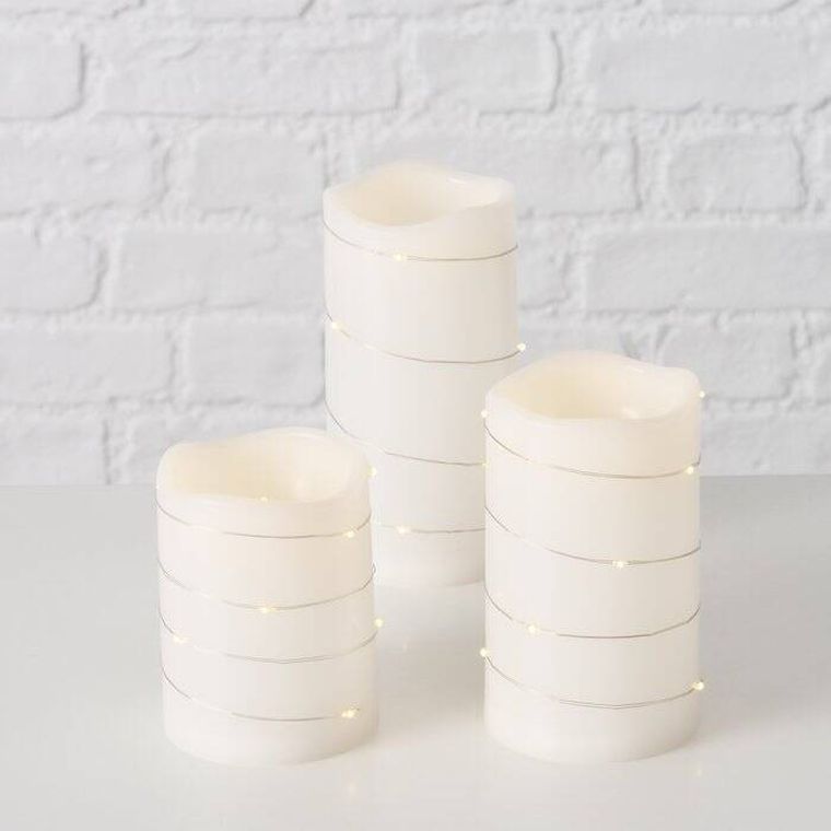 Boltze Home, Sarnia, świece ze sztucznym płomieniem LED, 3 szt.