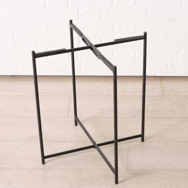 Boltze Home, stolik kawowy z blatem z drewna mango Mandi, Ø 46 cm