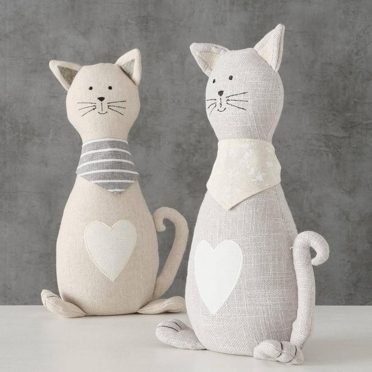 Boltze Home, stoper do drzwi Minka, kształt kota, 32-11-18 cm