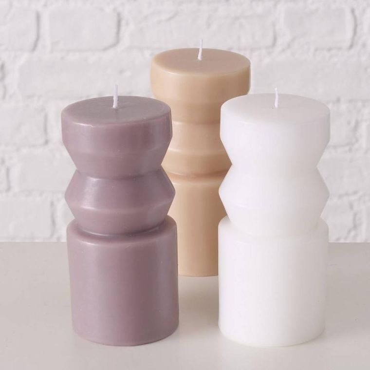 Boltze Home, świeca ozdobna, Celona, parafinowa, 14-6,5 cm