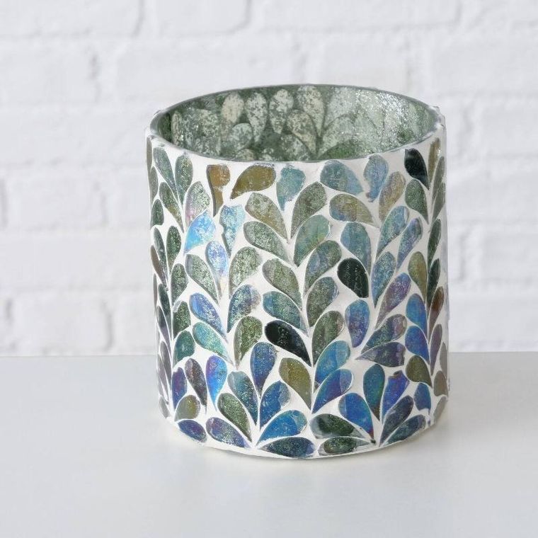 Boltze Home, świeczniki mozaiki, Kirkas, 2 szt.