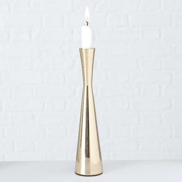 Boltze Home, świeczniki na jedną świecę, Cone, 3 szt.