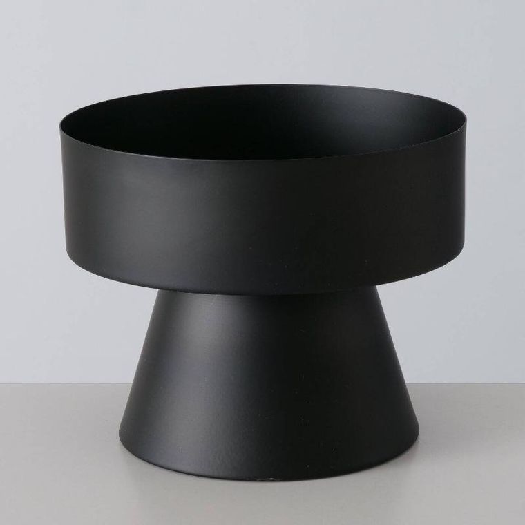 Boltze Home, świeczniki nowoczesne z czarnymi podstawami, Pallas, 2 szt.