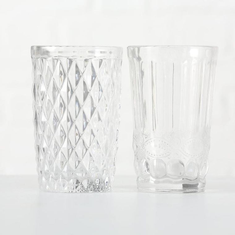 Boltze Home, szklanka zdobiona, Aurora, 300 ml