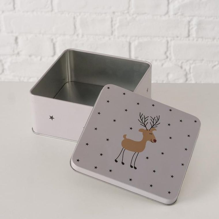 Boltze Home, Timba, puszka na ciastka, metal, 2 szt