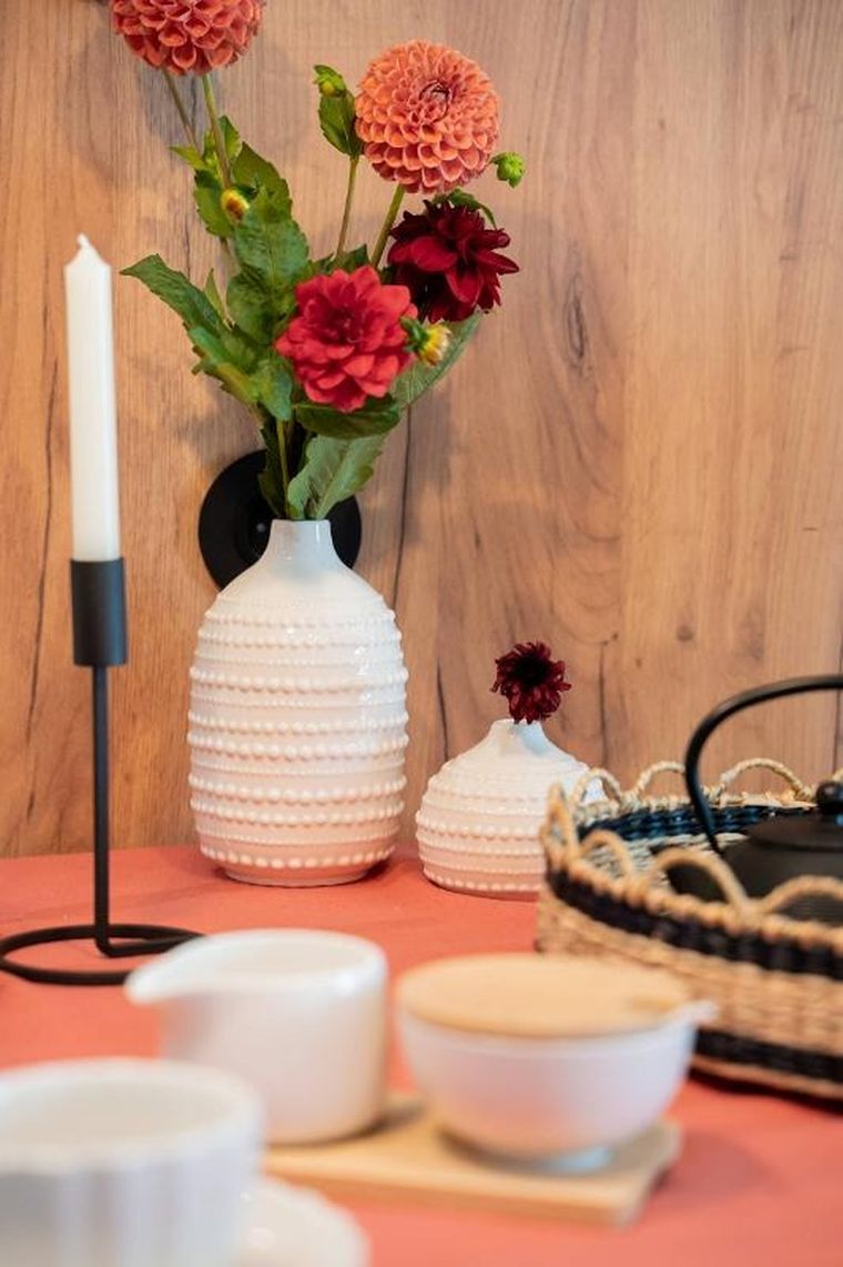 Boltze Home, wazon dekoracyjny, Meruna, porcelanowy, 3 szt.