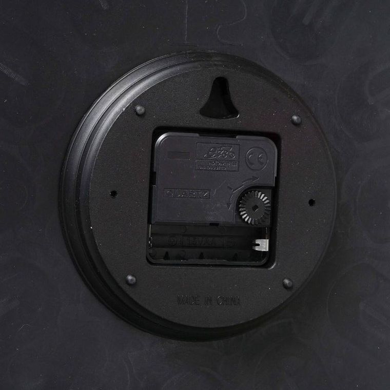 Boltze Home, zegar czarny loft TEMPO, Ø 30 cm