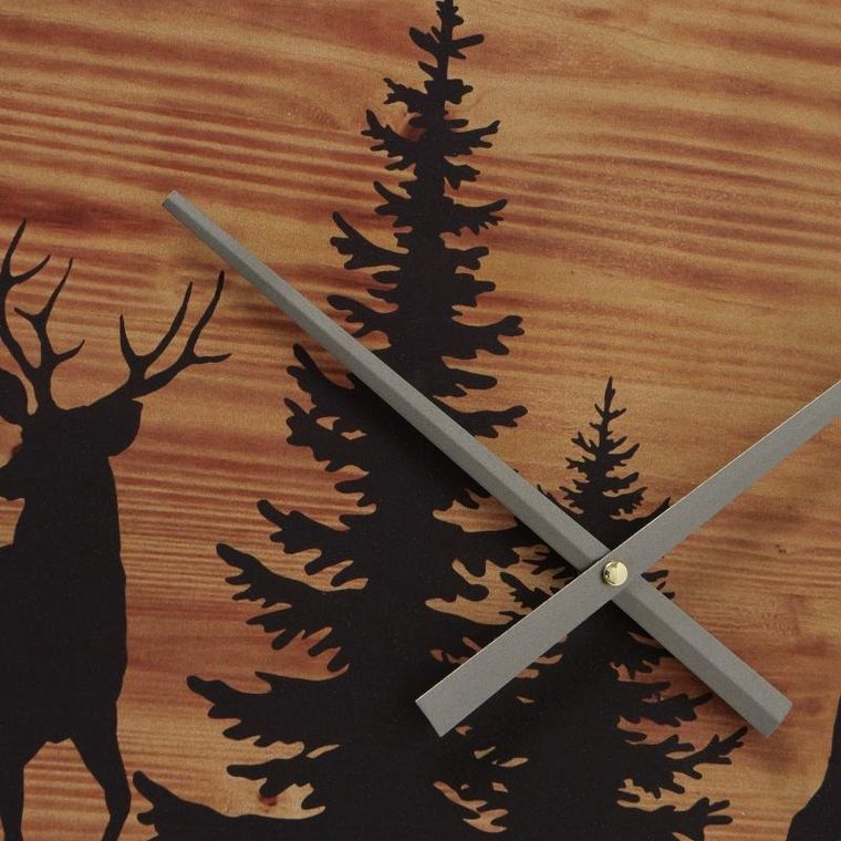 Boltze Home, zegar ścienny z zimowym motywem, Ludwig, ø 70 cm