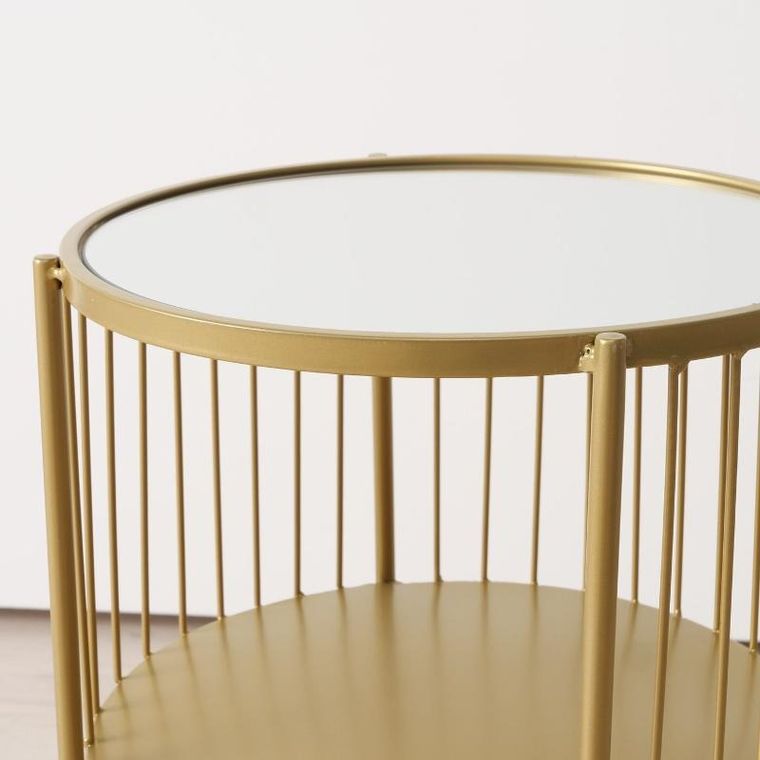 Boltze, metalowy stolik pomocniczy, Lobo, ø 33-55.5 cm