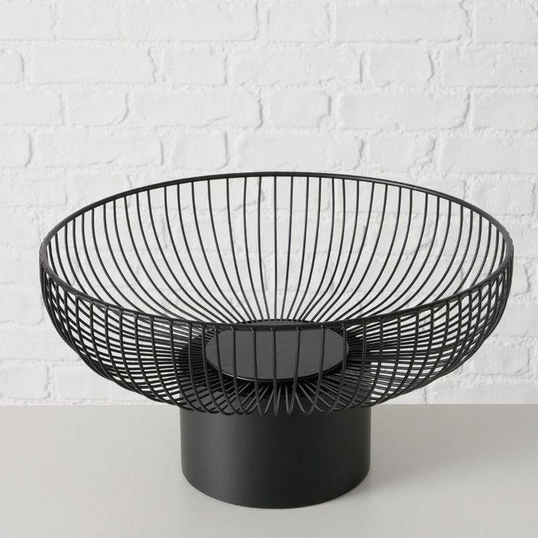 Boltze, patery metalowe na owoce, Cindy, 2 szt. ø 30-39 cm