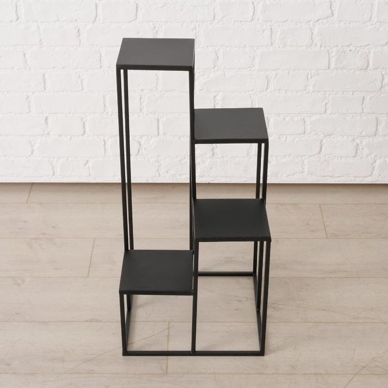 Boltze, Remus, kwietnik metalowy 4-poziomowy, 68 cm