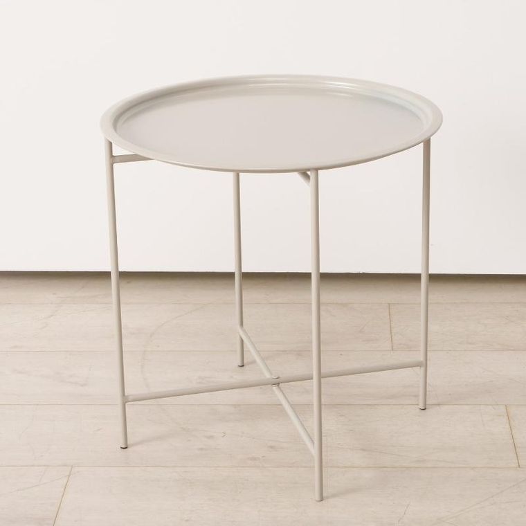 Boltze, Rocko, metalowy stolik pomocniczy, średnica 46 cm