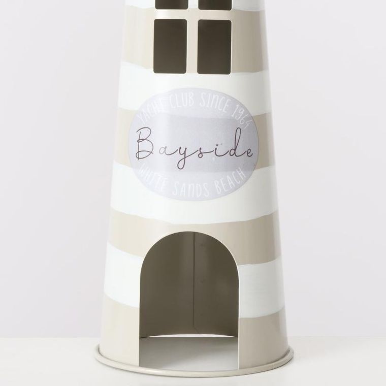 Boltze, Sands, zestaw metalowych dekoracji, latarnie morskie, 40-57 cm