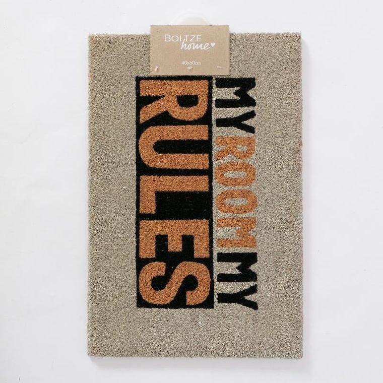 Boltze, wycieraczka z włókna kokosowego, Rules, 60-40 cm