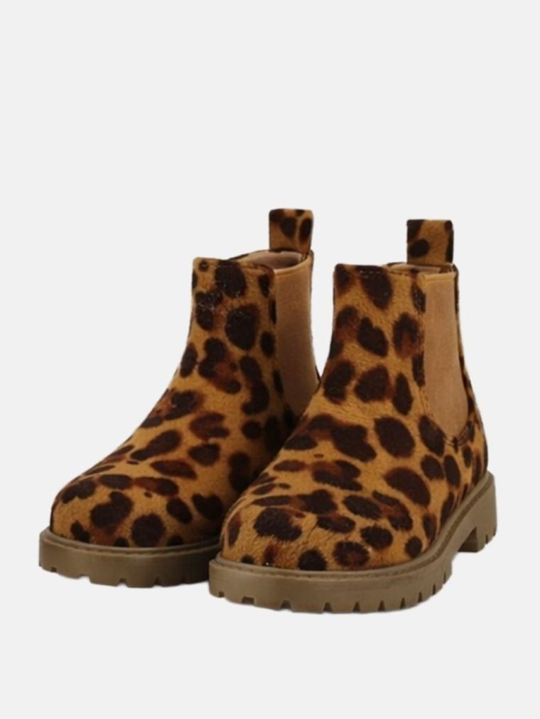 Botki dziewczęce, brązowe, Cortina