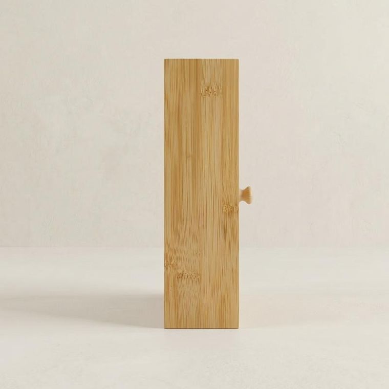 Boximo, Kizu, wisząca szafka na klucze, bambusowa, 19-27-6 cm
