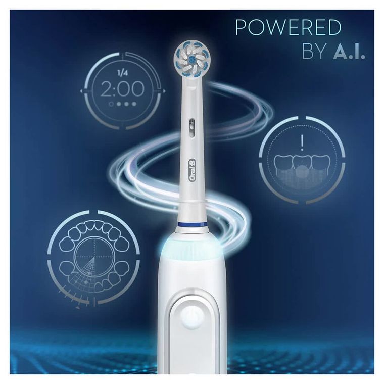 Braun, Oral-B, Genius X 20100S, szczoteczka elektryczna z Bluetooth, white