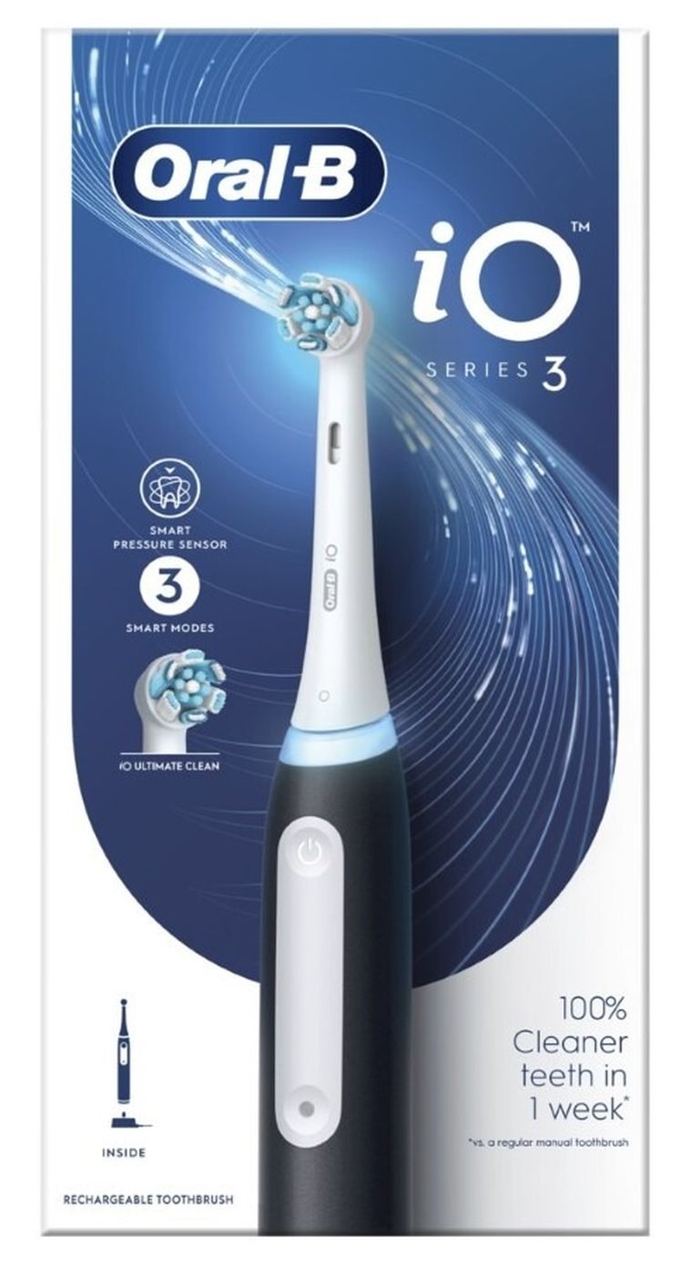 Braun, Oral-B, iO 3, szczoteczka elektryczna, black