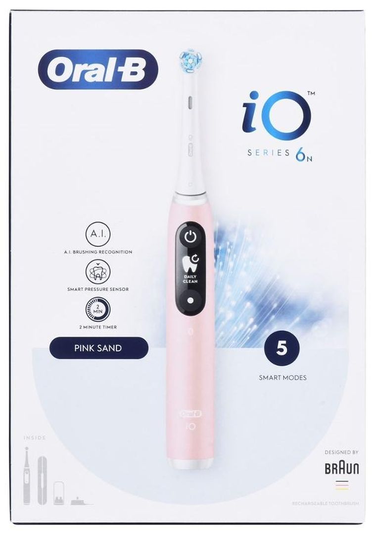 Braun, Oral-B, iO Series 6, szczoteczka elektryczna, Pink