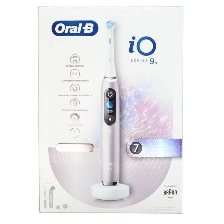 Braun, Oral-B, iO Series 9, szczoteczka elektryczna, Rose Quartz