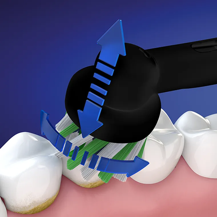 Braun, Oral-B, PRO3 3900, czarna, 2 szt.