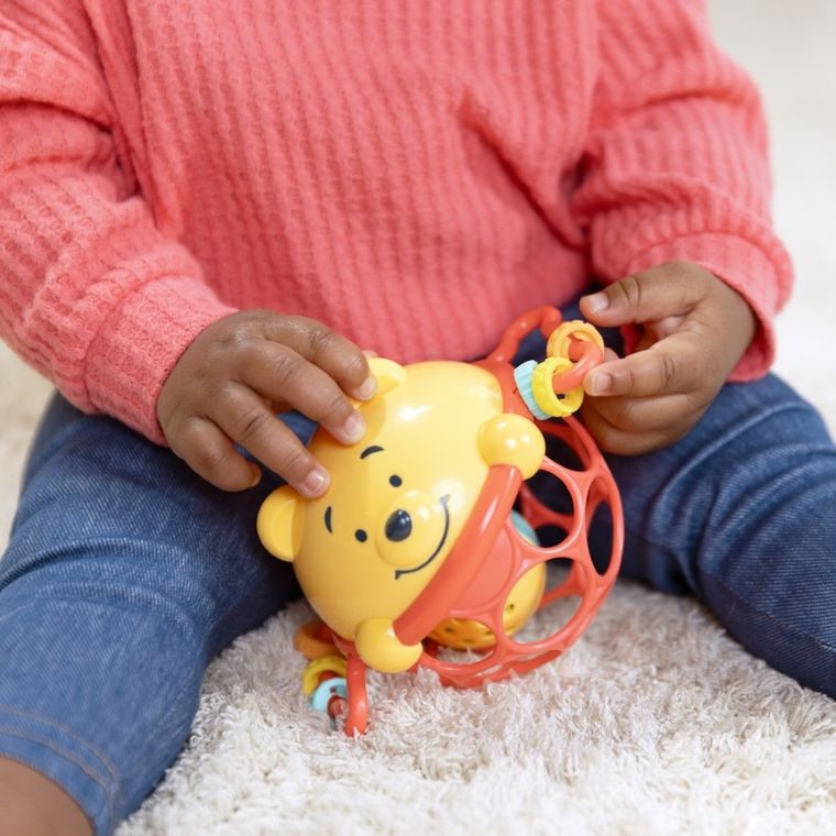 Bright Starts, Kubuś Puchatek, Jingle & Shake, grzechotka oball