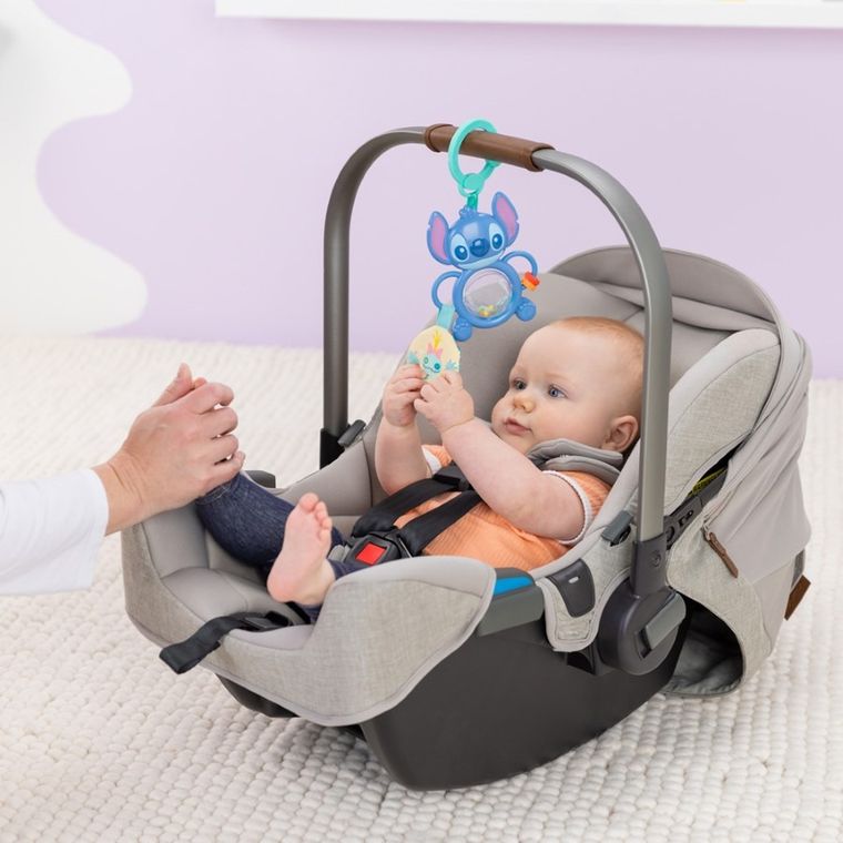 Bright Starts, Lilo i Stitch, Tummy Tumble, zawieszka z zabawką sensoryczną