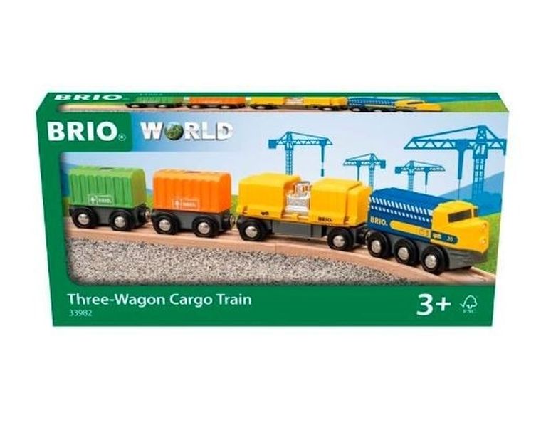 Brio World, trzywagonowy pociąg towarowy
