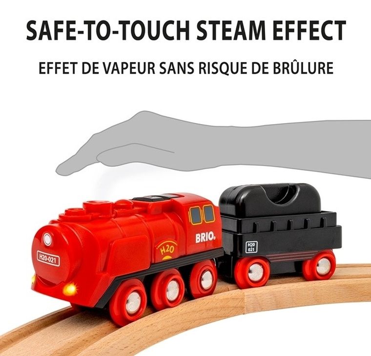 Brio World, zestaw z kolejką na parę