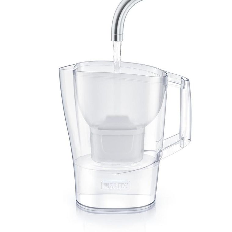 Brita, Aluna, dzbanek, biały, 2,4l + 2 wkłady Maxtra